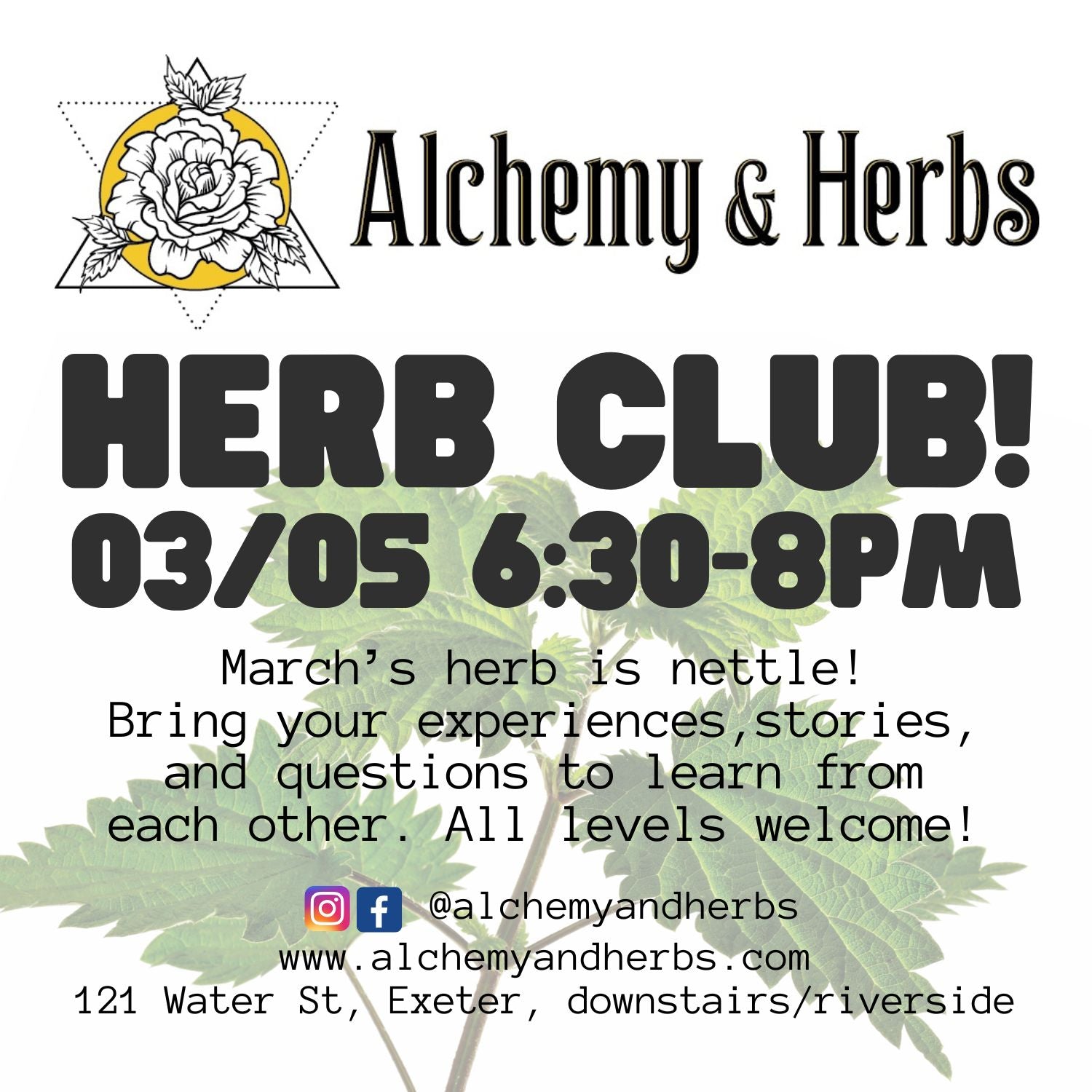 March Herb Club