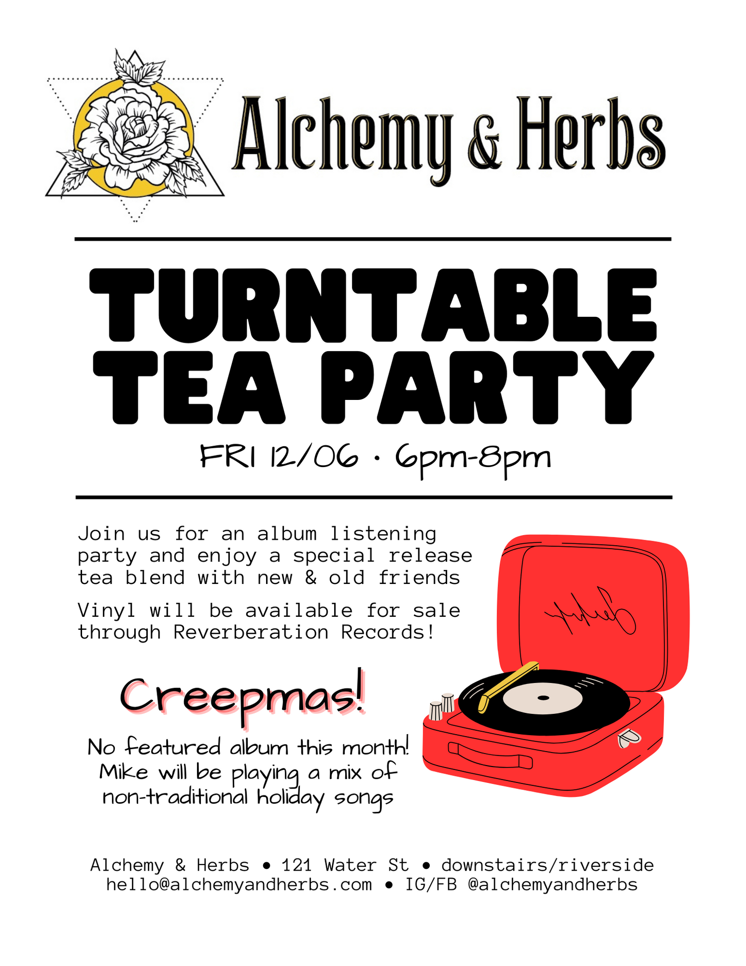 Turntable Tea Party - It's Creepmas!