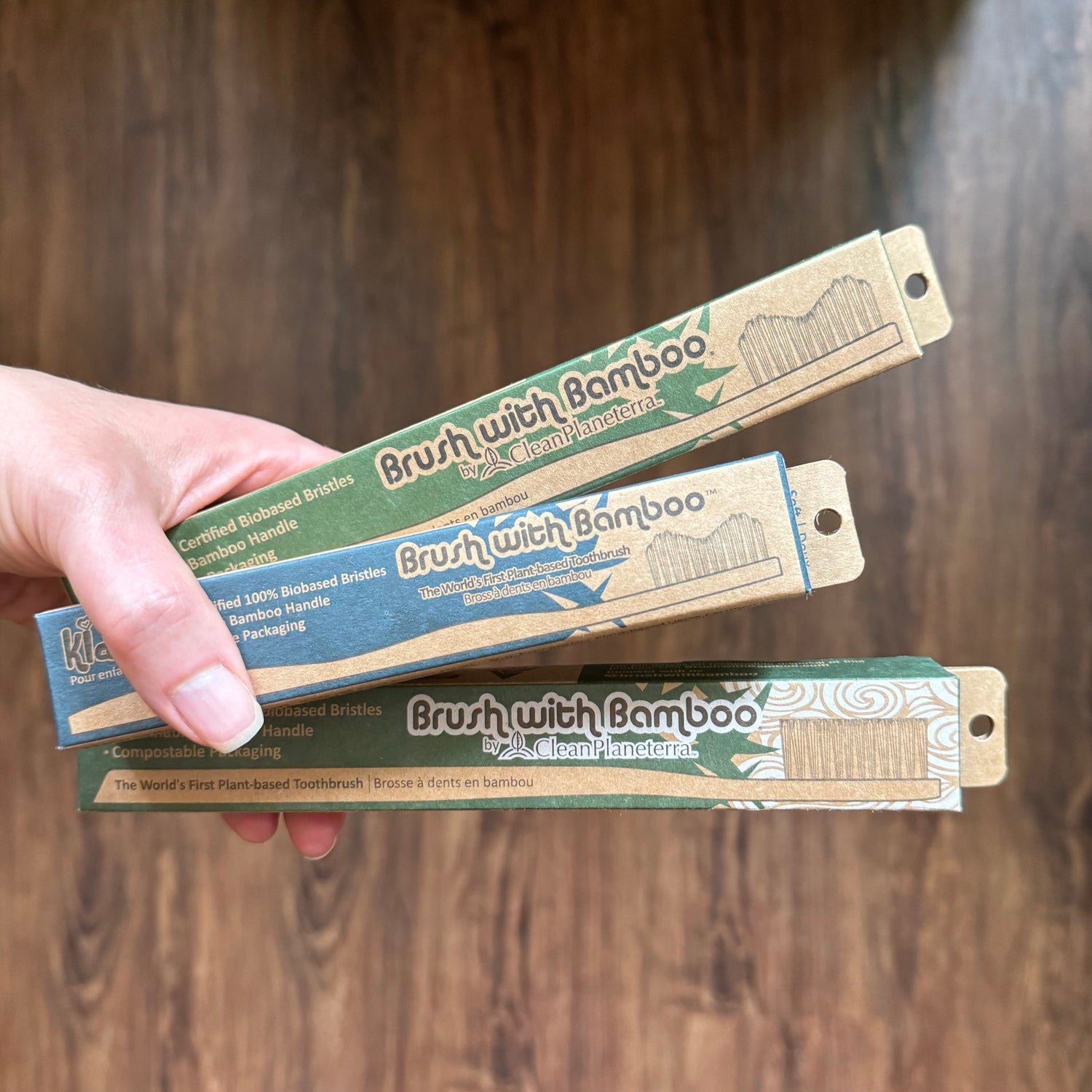 Bamboo Toothbrush, for Kids - 100% Plant Based