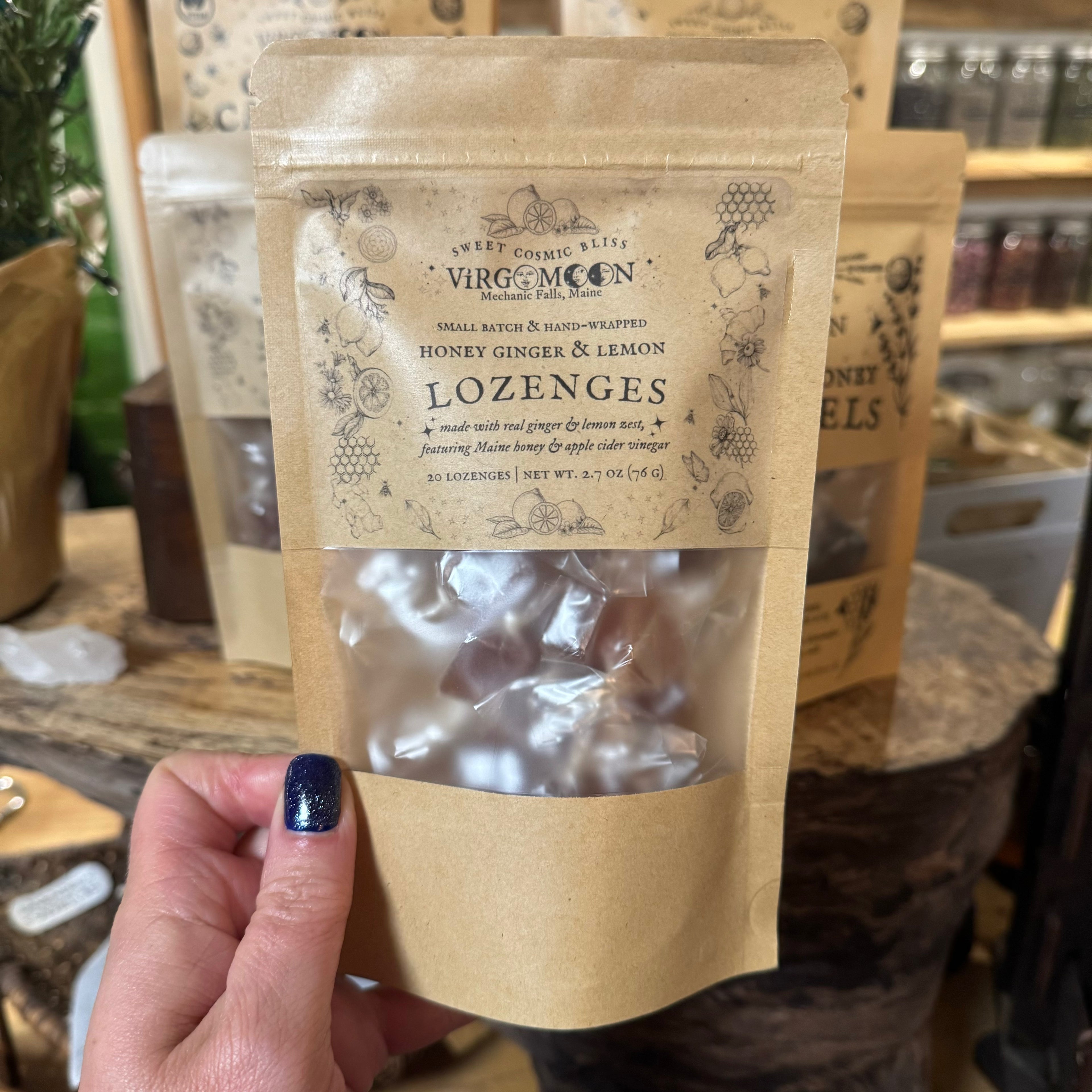 Honey Ginger Lemon Lozenges